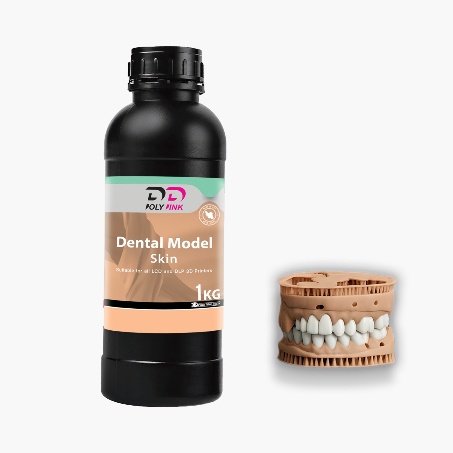 رزین دنتال مدل پرینتر سه بعدی پلی پینک PolyPink
