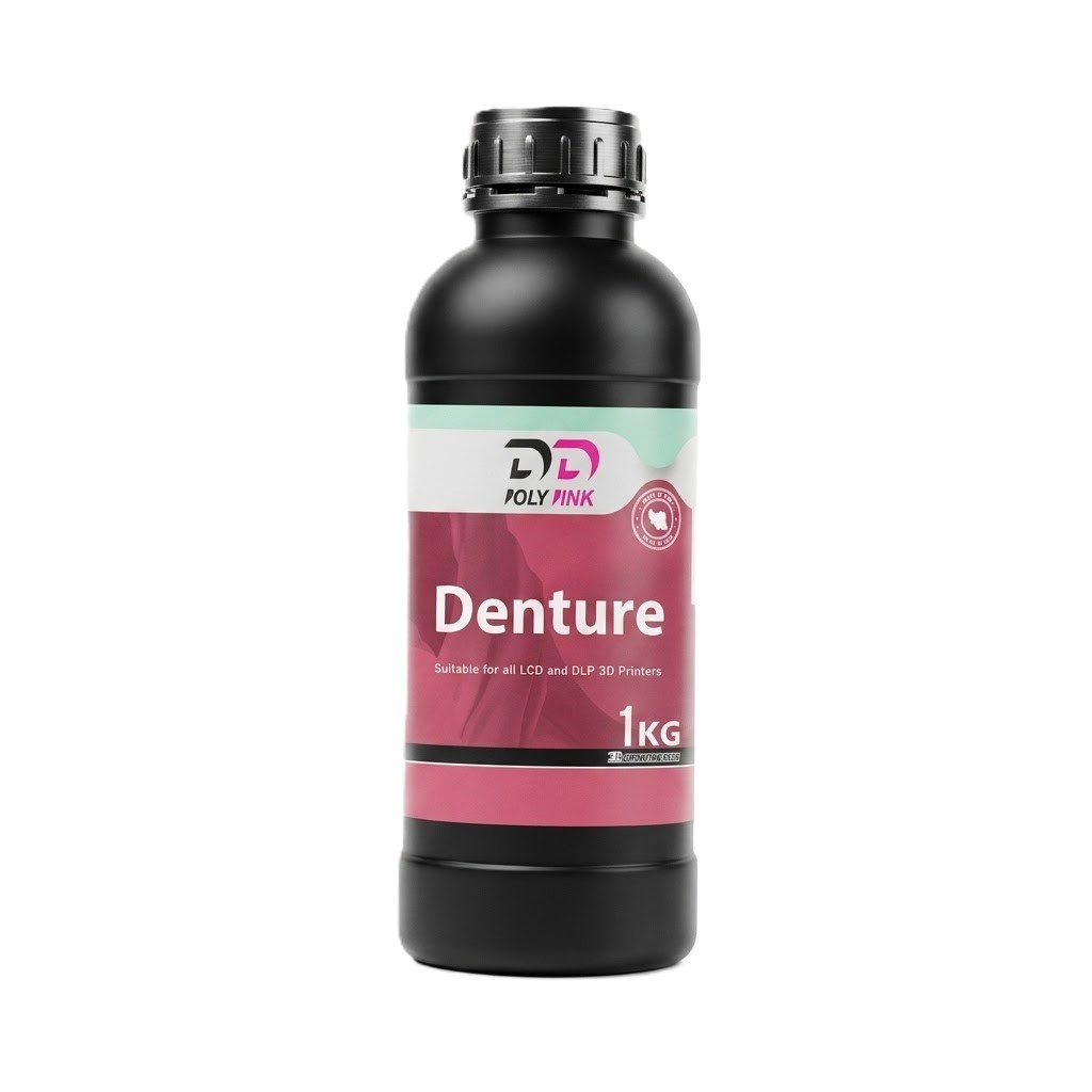 رزین دنچر (لثه پروتز) پرینتر سه بعدی پلی پینک PolyPink