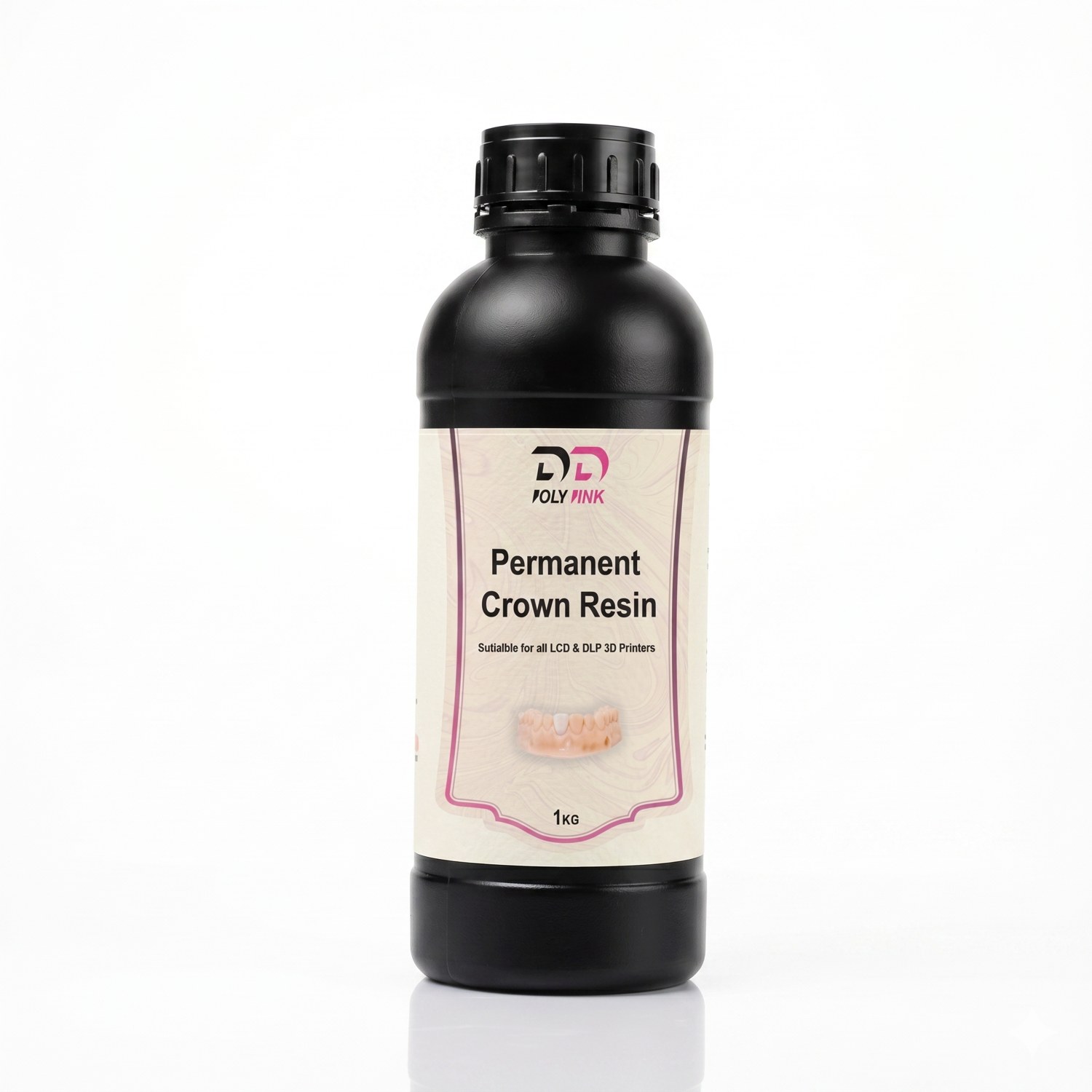 رزین روکش دائم پرینتر سه بعدی پلی پینک PolyPink