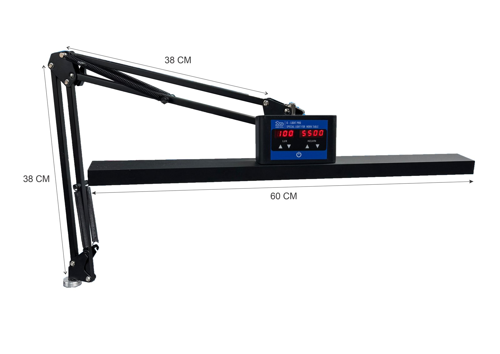 چراغ میز لابراتوار گاندو مدل G-Light Pro