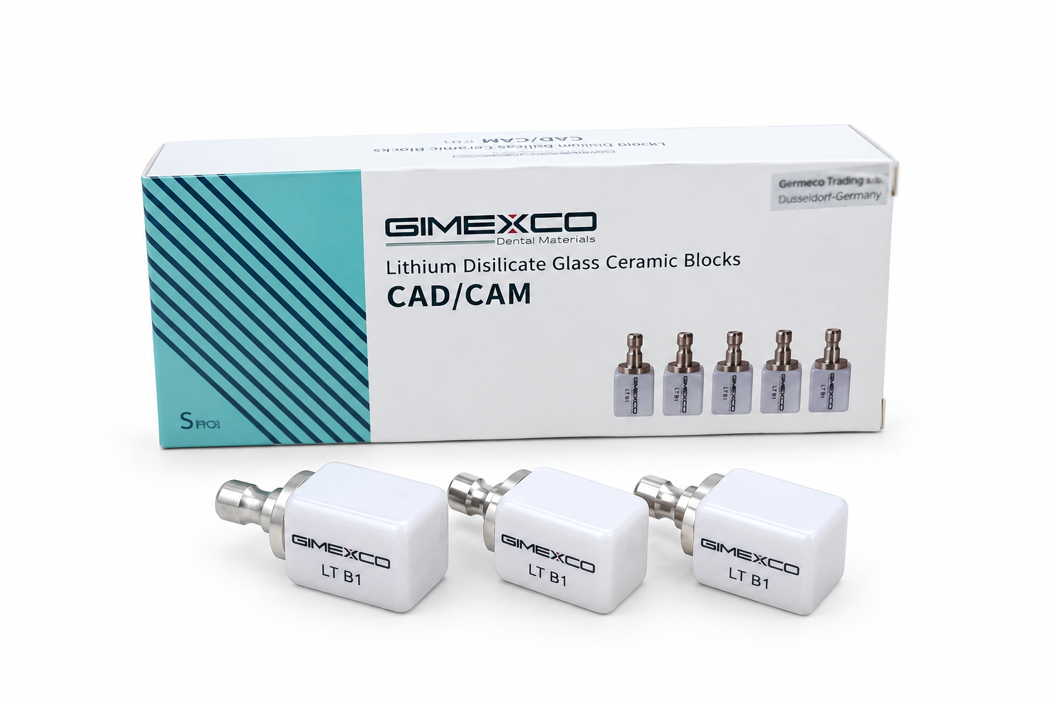 بلوک گلس سرامیک لیتیوم دی سیلیکات جیمکسکو Gimexco