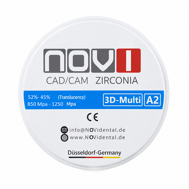 بلنک زیرکونیا مولتی لایر نووی NOVI مدل 3D-Multi
