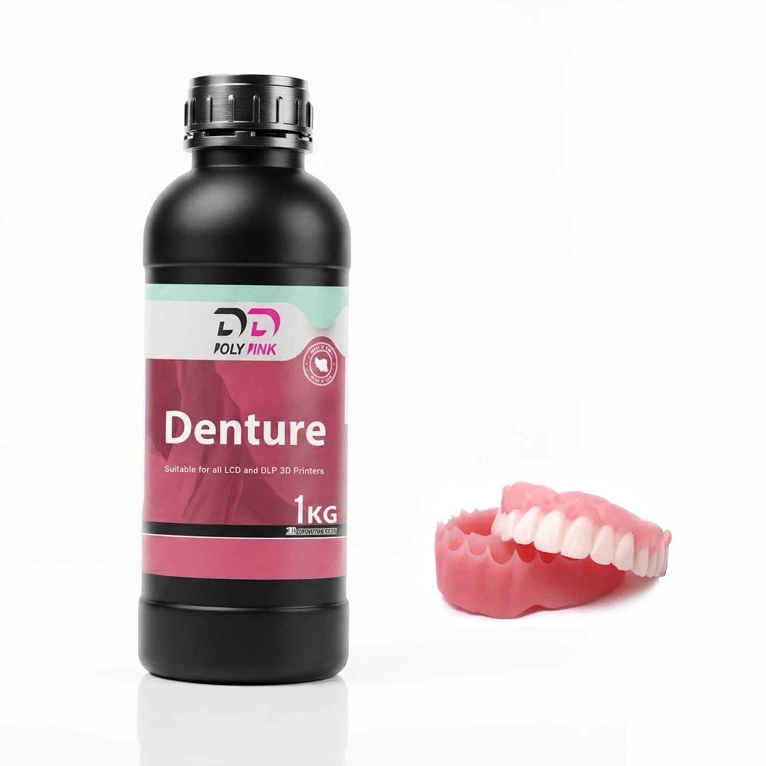 رزین دنچر (لثه پروتز) پرینتر سه بعدی پلی پینک PolyPink