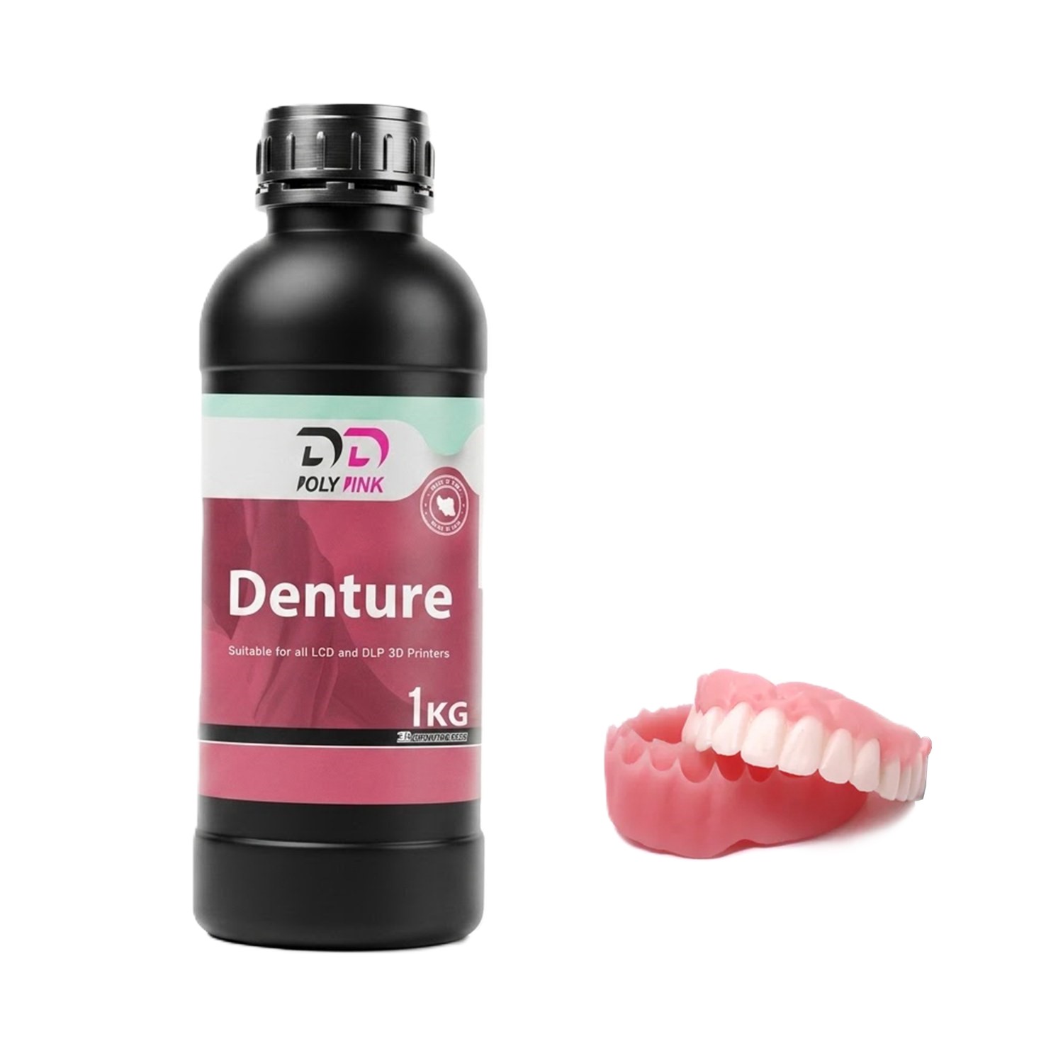 رزین دنچر (لثه پروتز) پرینتر سه بعدی پلی پینک PolyPink