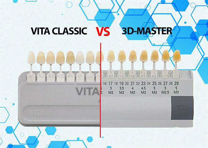 سیستم راهنمای رنگ Vita کلاسیک یا 3DMaster